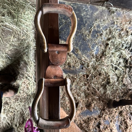 Small rawhide over metal - rawhide,