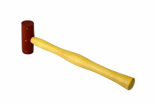 Rawhide leather mallet - rawhide, 1"