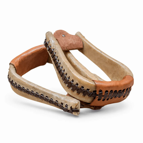 Cowboy rawhide bell - rawhide,