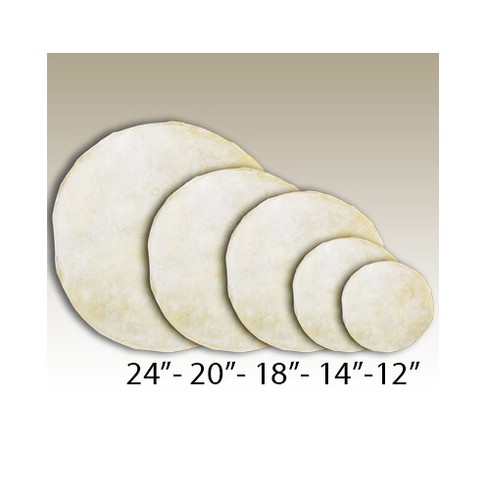 Pre cut rawhide drum - pre-cut, covers