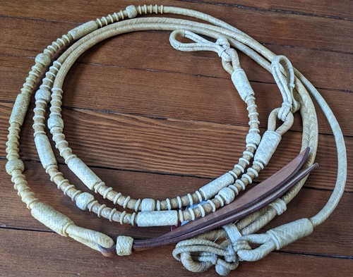 Genuine rawhide hand braided - rawhide,