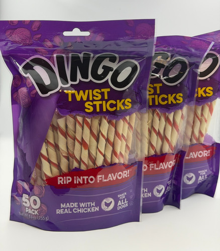 Pack dingo twist sticks - 3,