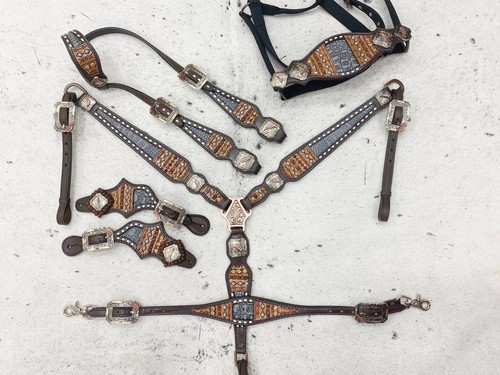 Western piece headstall - piece, tack