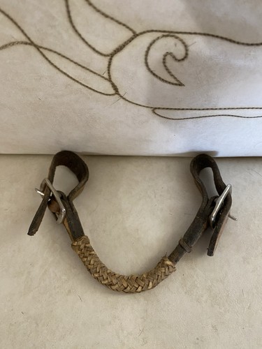 Rawhide wrapped curb - rawhide,