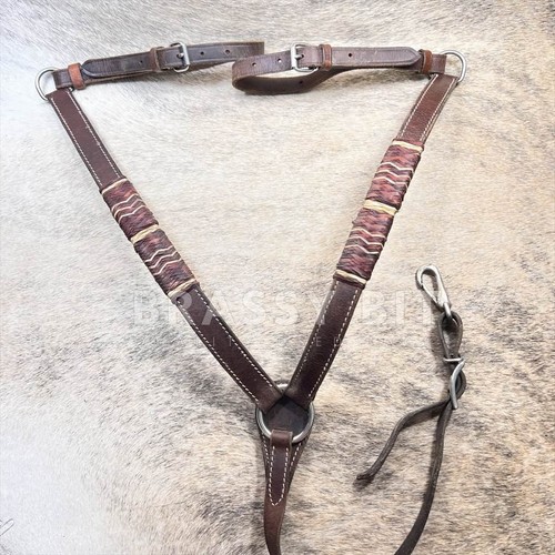 Buffalo leather western breast - western,