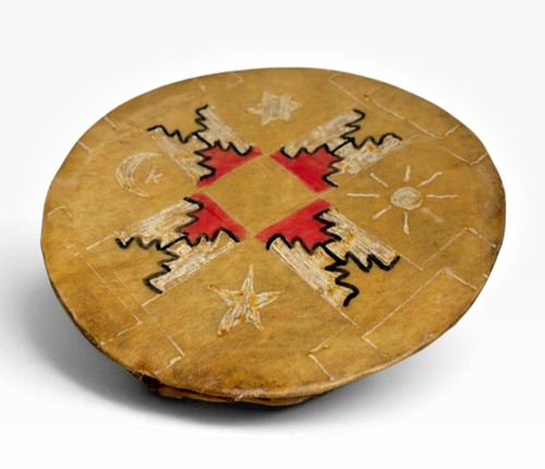 Native american rawhide - american, rawhide/wood